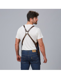Delantal peto vaquero piel 2