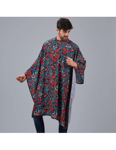 Capa peluquería estampada