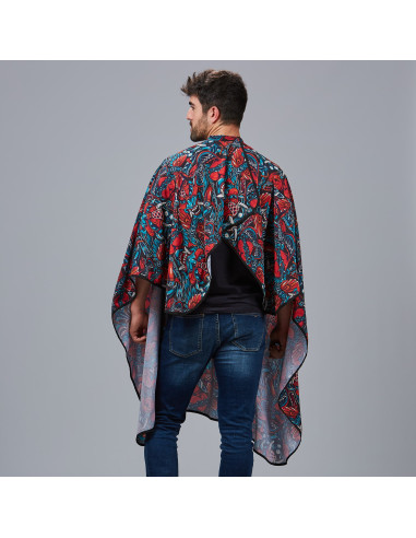 Capa peluquería estampada