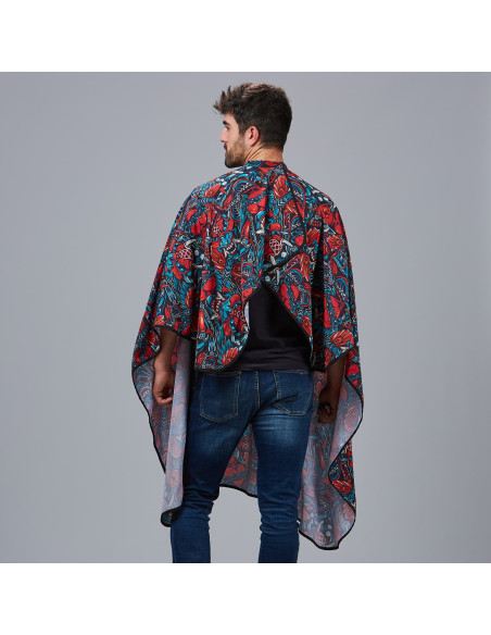 Capa peluquería estampada