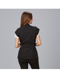 Chaqueta mujer cuello smoking Meli 2