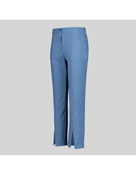 Pantalón mujer abertura central en bajo