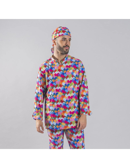 Chaquetilla cocina unisex heart algodón Agatha