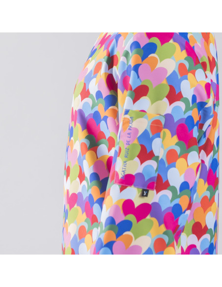 Chaquetilla cocina unisex heart algodón Agatha