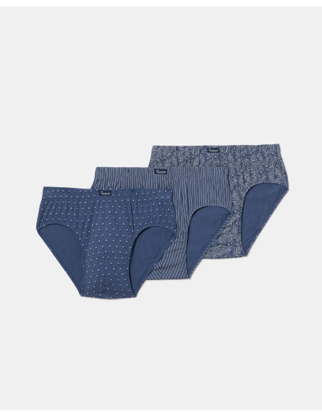 Pack de 6 calzoncillos slips cerrados Abanderado
