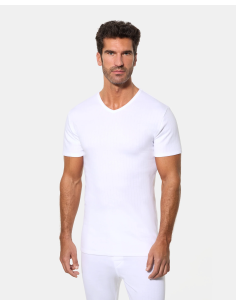 Pack de 6 camisetas cuello en V MC