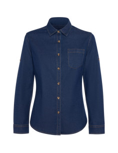 Camisa vaquera trabilla ajustable mujer Lujan 2