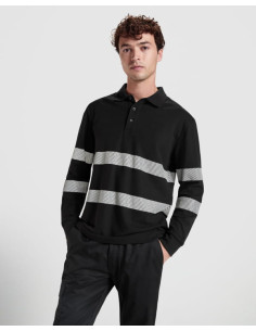 Polo ML antipilling de visibilidad aumentada