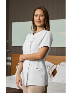 Casaca sanitaria microfibra señora