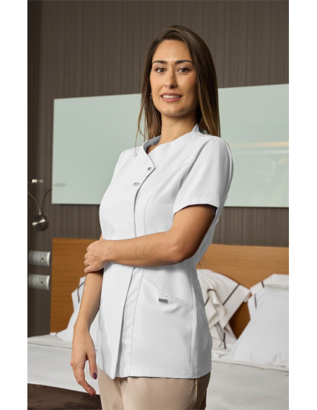 Casaca sanitaria microfibra señora