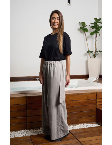 Pantalón señora goma cintura con frunce