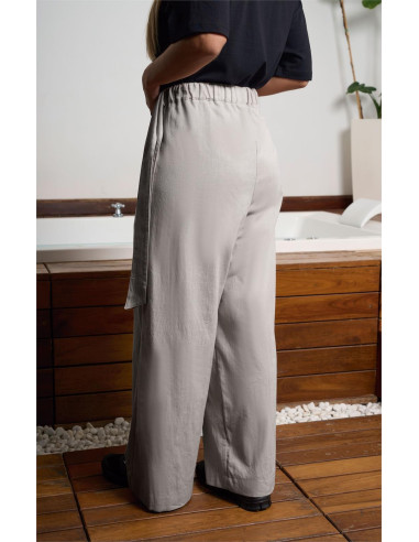 Pantalón señora goma cintura con frunce