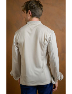 Chaqueta cocina microfibra y espalda nido abeja 2