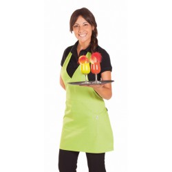 Delantal mujer cuello pico con escote 182
