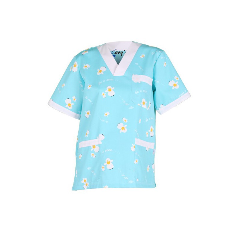 Casaca estampada médico