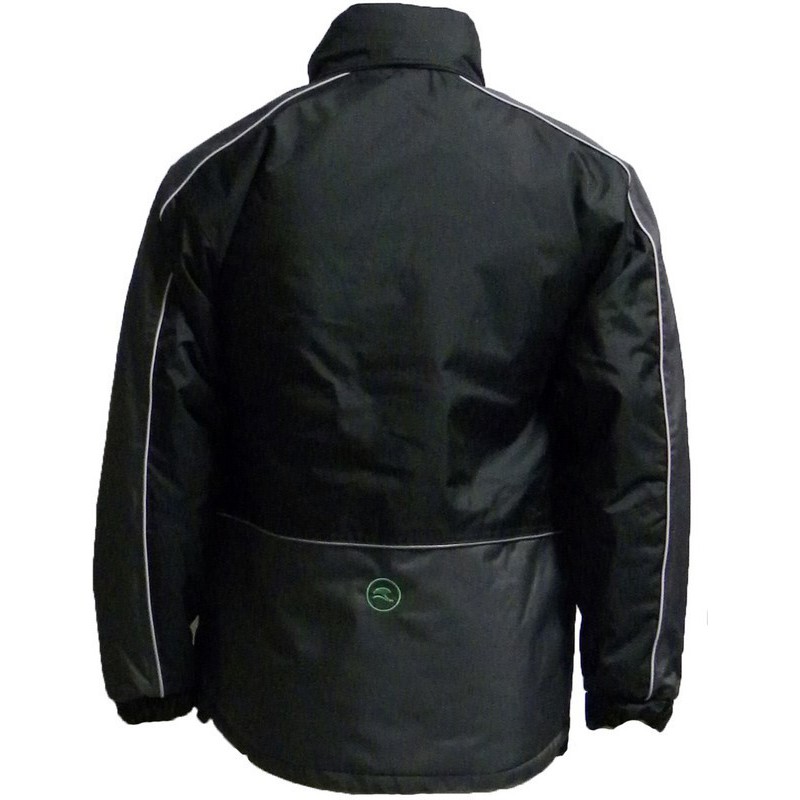 Anorak bicolor negro gris