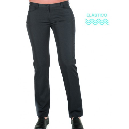 Pantalón bioelástico de mujer bolsillos
