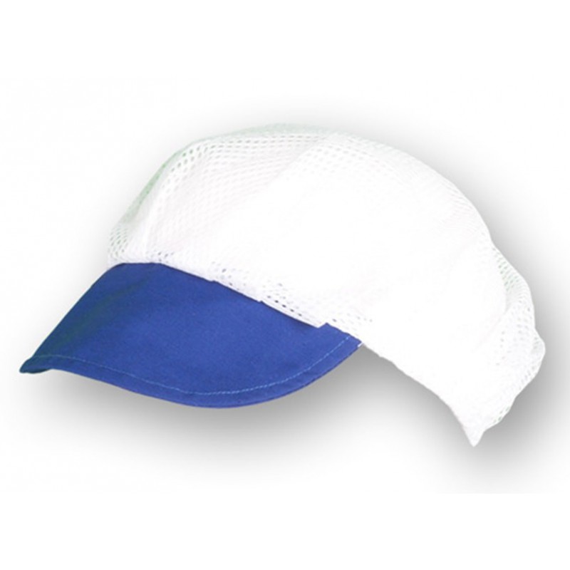 Cofia con visera de tela ref.415