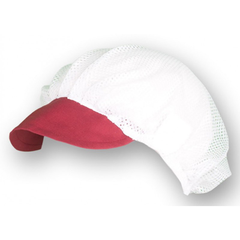 Cofia con visera de tela ref.415