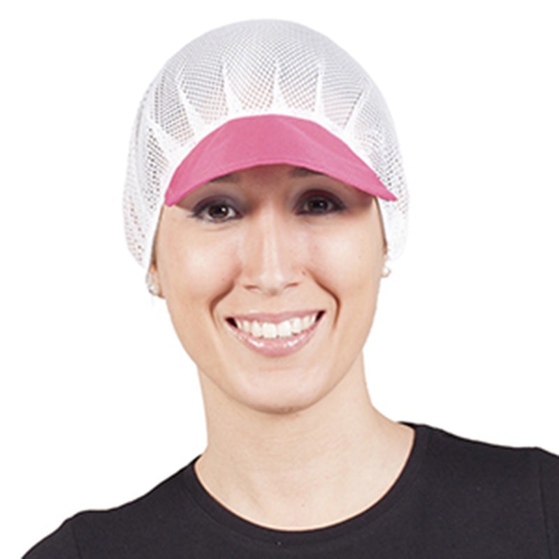 Cofia con visera de tela ref.415