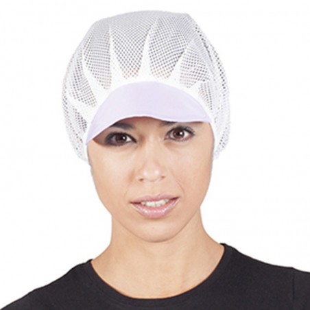 Cofia con visera de tela ref.415
