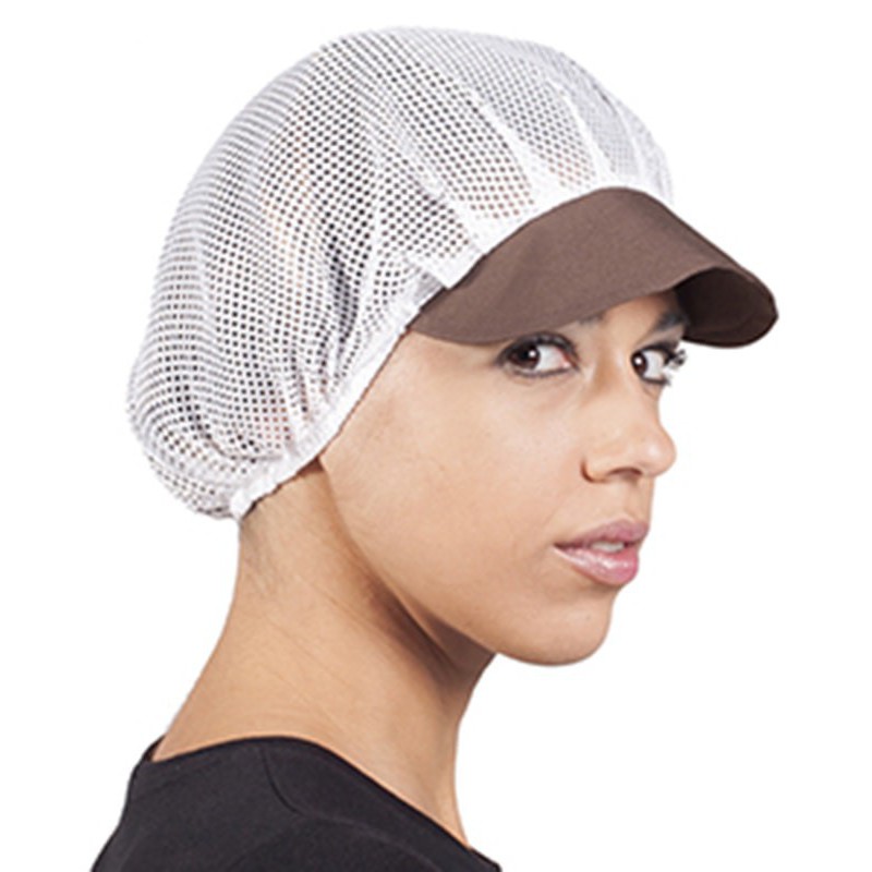 Cofia con visera de tela ref.415