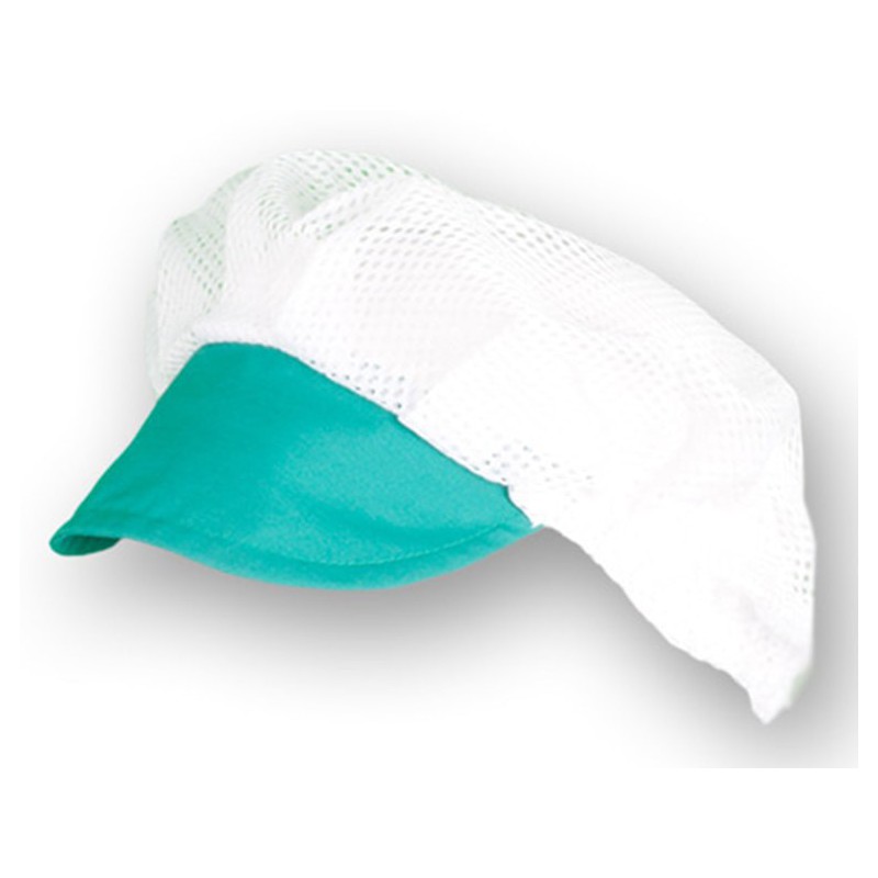 Cofia con visera de tela ref.415