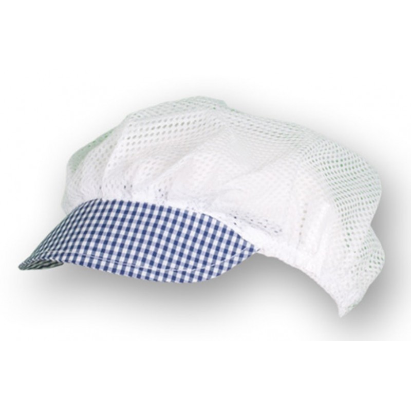 Cofia con visera de tela ref.415