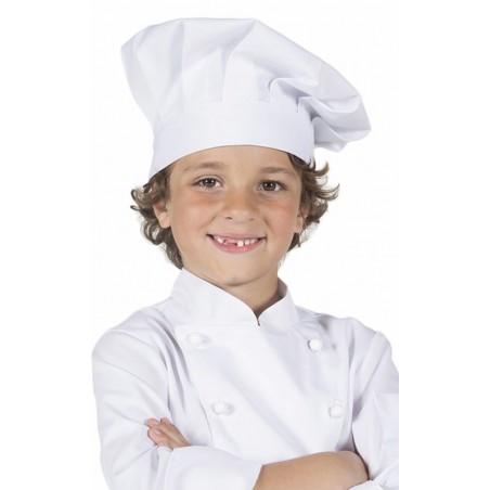 Gorro cocina infantil blanco