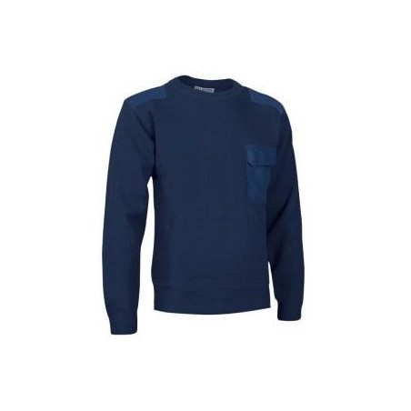 Jersey cuello redondo reforzado