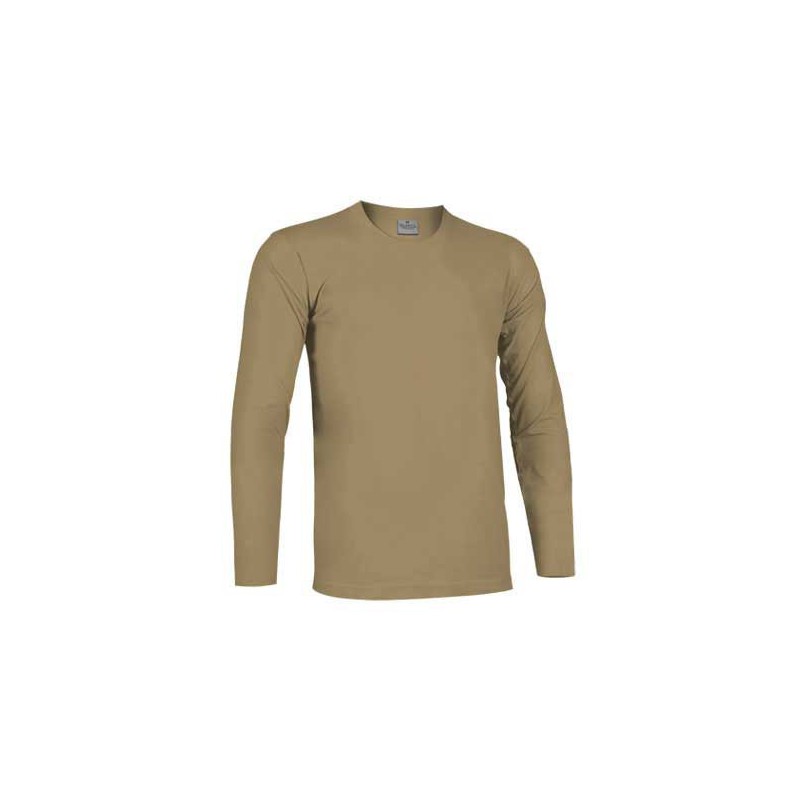 Camiseta lisa manga larga