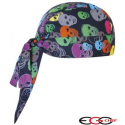 Bandana gorro cocina Calaveras Colores