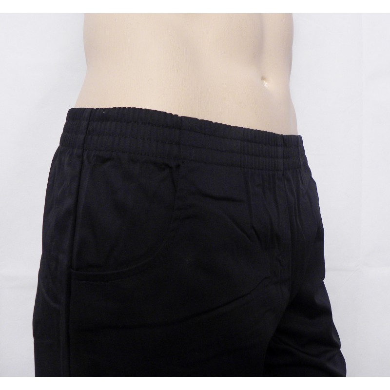 Pantalón clásico negro elástico