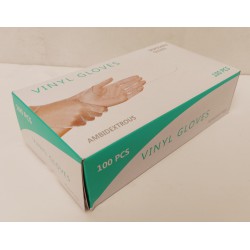 Caja de 100 guantes de vinilo 2