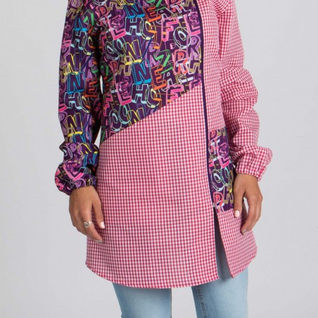Bata colegial mujer vocales
