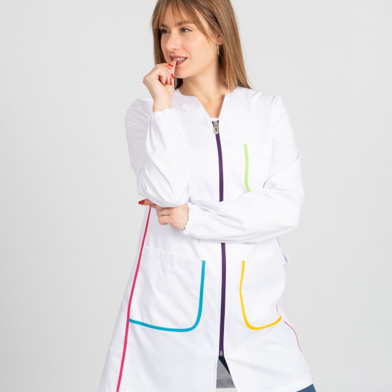 Bata colegial mujer bies colores