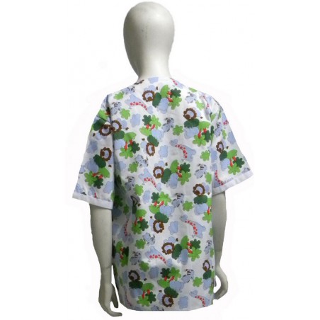 Casaca estampada médico