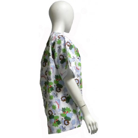 Casaca estampada médico