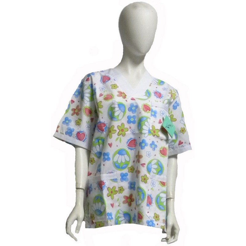 Casaca estampada médico