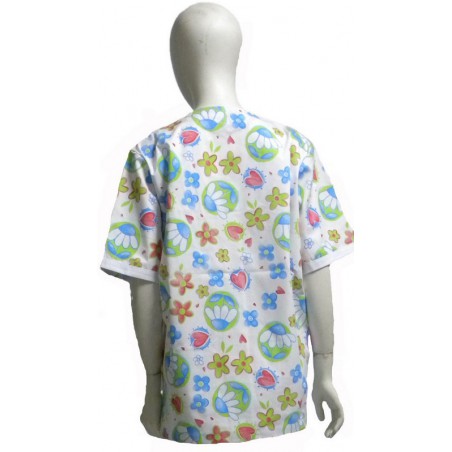 Casaca estampada médico