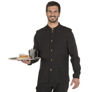 americana camarero chaqueta cuello mao